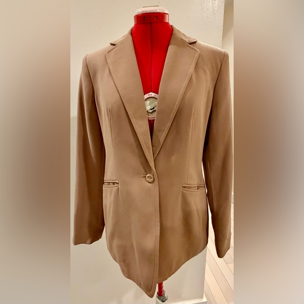 Evan Picone Classic Tan Blazer
